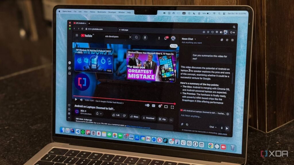 I’m only using an AI browser to watch YouTube now, and it’s ...