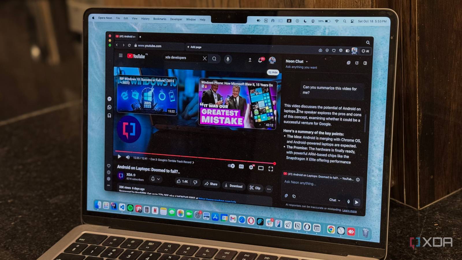 I’m only using an AI browser to watch YouTube now, and it’s ...