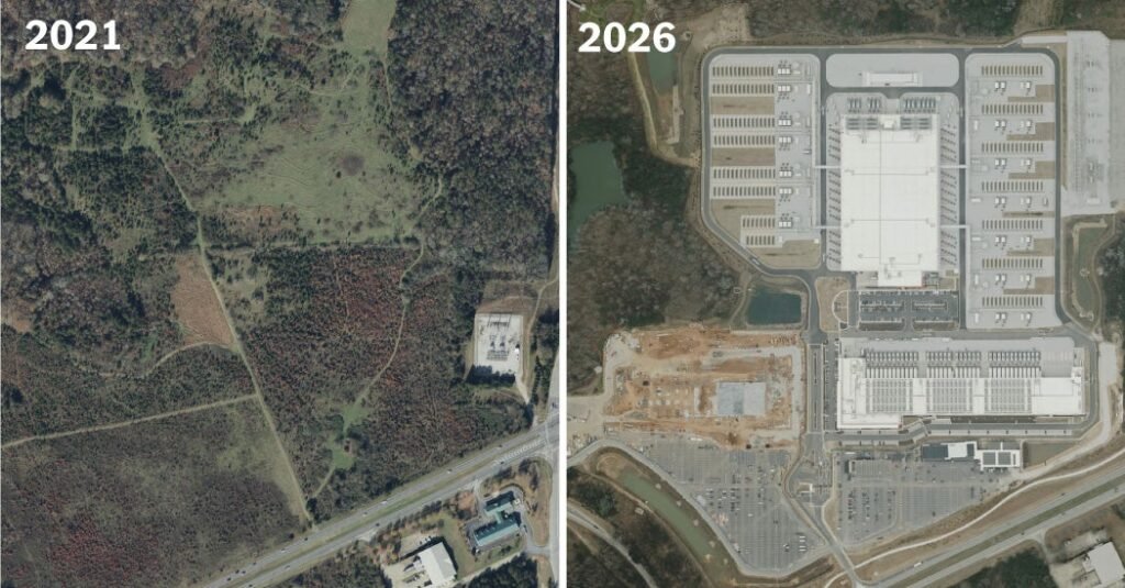 What the Data Center Boom Looks Like From the Sky - The New York Times