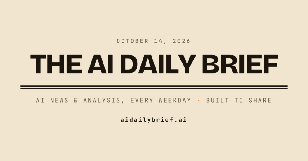 The AI Daily Brief — Daily AI News & Analysis