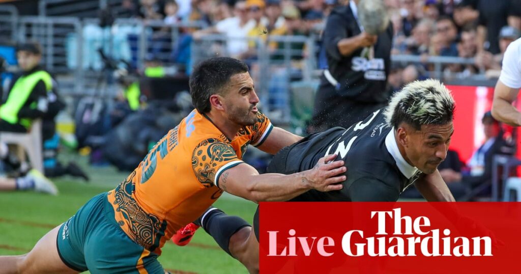 Australia 21-43 New Zealand: Bledisloe Cup rugby union international ...