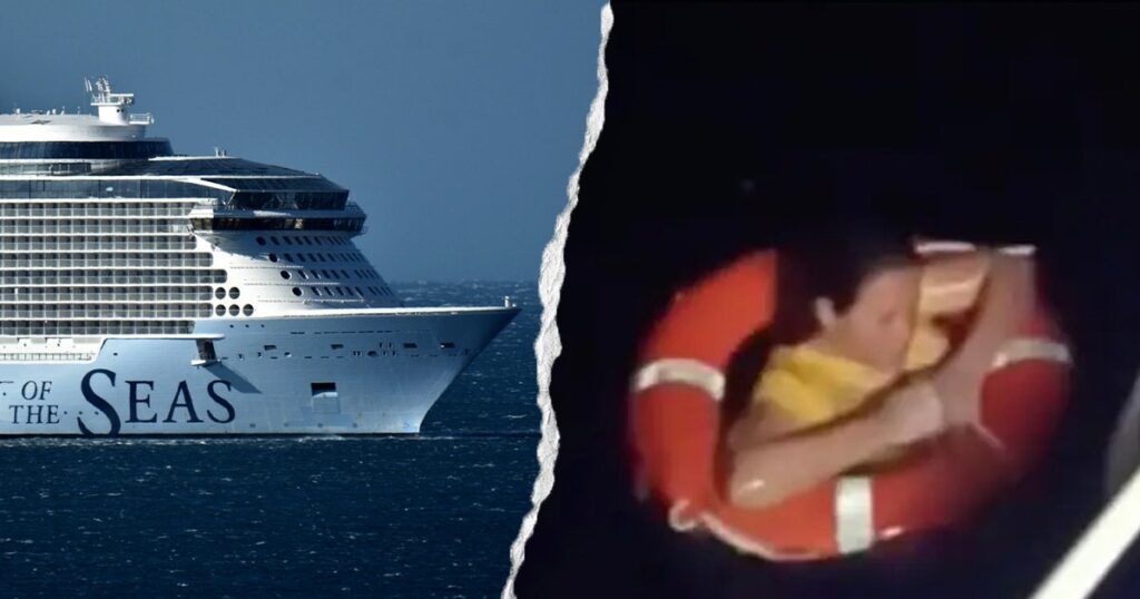 Woman found floating in sea after going overboard from Royal ...