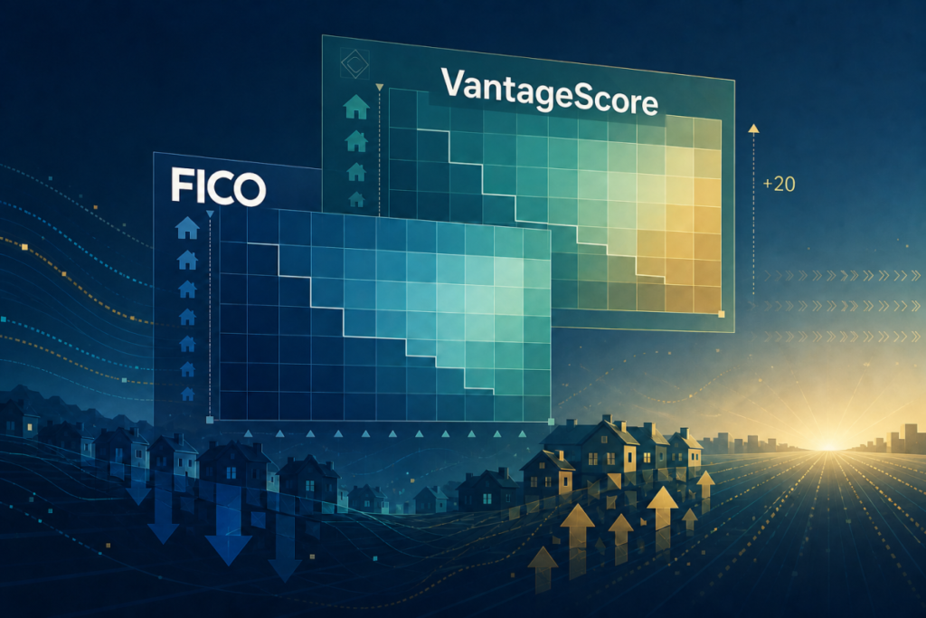 Credit Scores Shift as Mortgage Lenders Favor VantageScore, Households Feel Debt Pressure