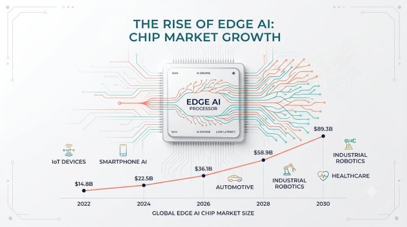 Edge AI Chip Market to Reach USD 31.75 Billion by 2033, Growing ...