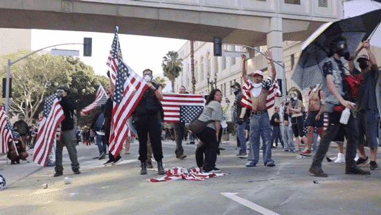 'No Kings' organizers caught promoting banned 'Vote Blue' messaging ...
