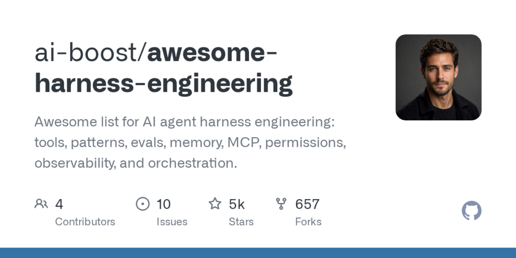 GitHub - ai-boost/awesome-harness-engineering: Awesome list for ...